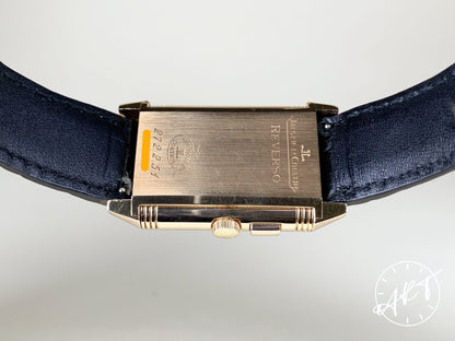 Jaeger-LeCoultre Reverso Duo GMT Black & Silver Dial 18K RG Watch Q2712410 BP