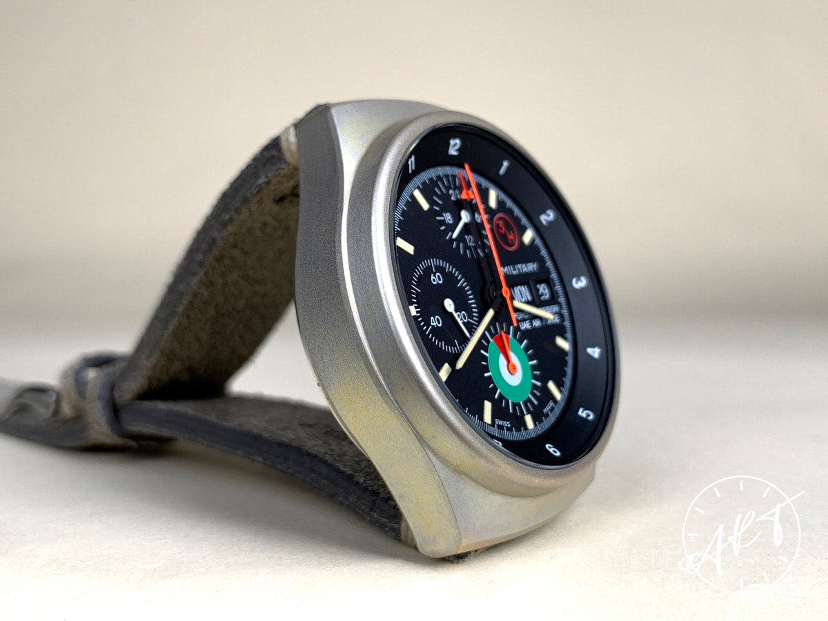 Vintage Porsche Design Orfina 3H Champagne PVD UAE AIRFORCE Military Watch