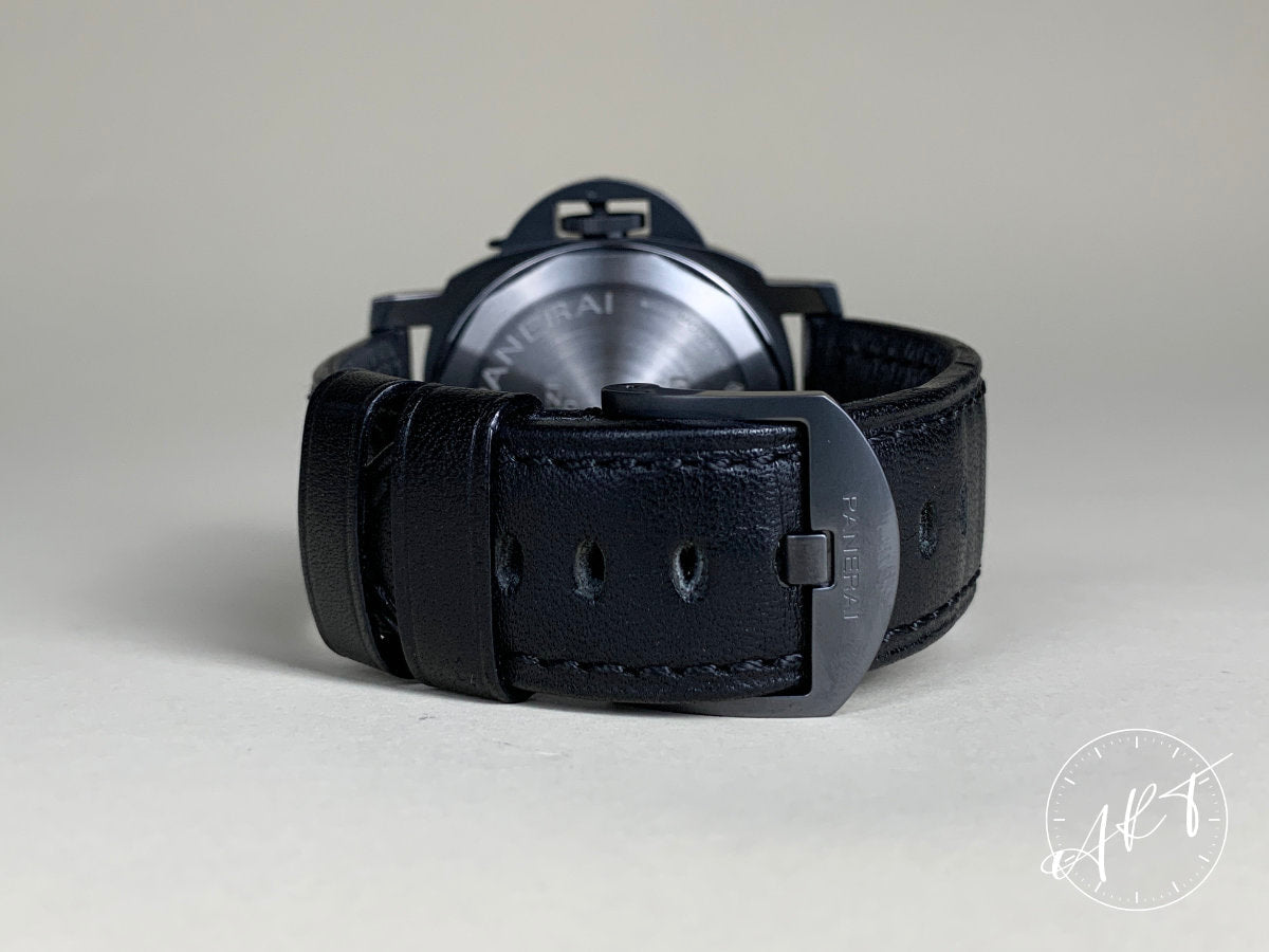 Panerai PAM 26 Luminor Marina K Serial Destro Black Dial PVD Watch PAM00026 BP
