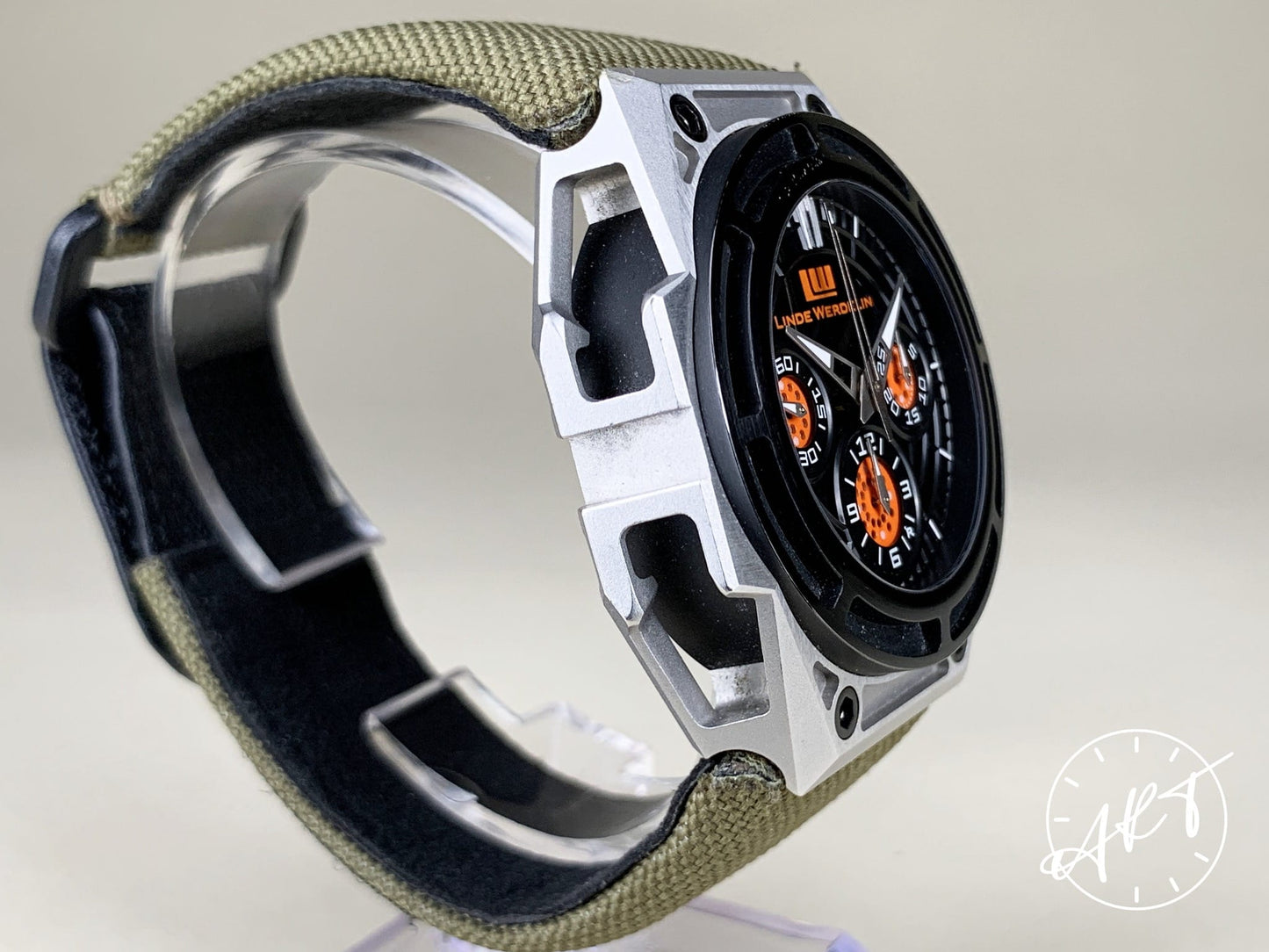 Linde Werdelin Spidospeed Chrono Black & Orange Dial Carbon Fiber Ltd Watch BP