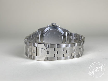 NEW Tudor Glamour Day-Date Silver Jacquard Dial SS Auto Watch 56000-0003 w/ B&P