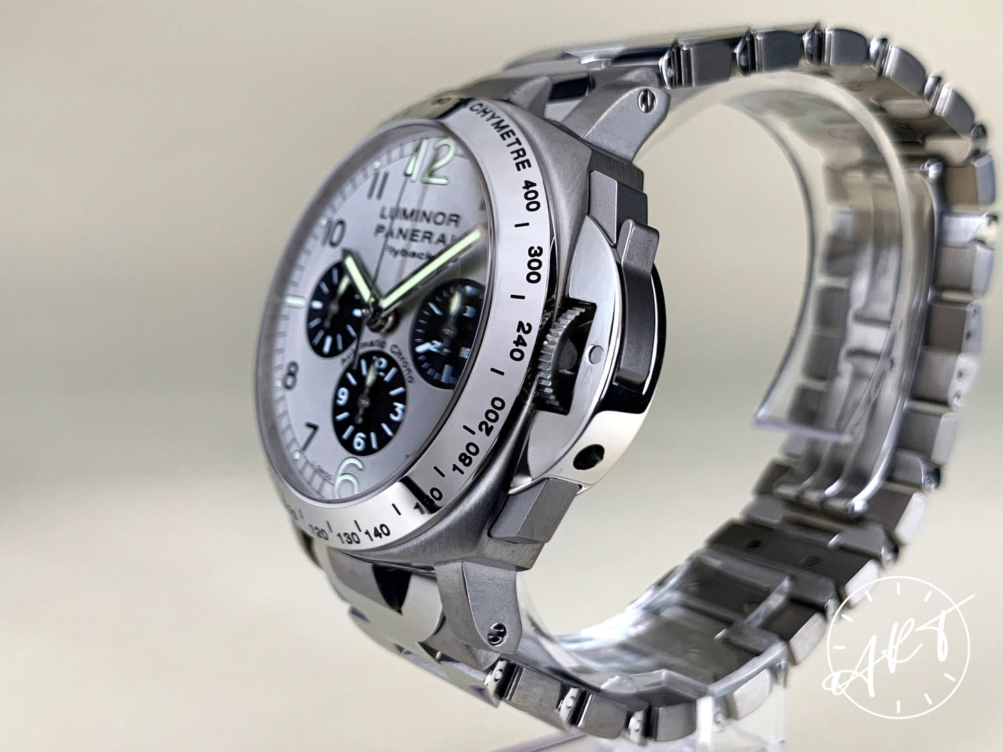 Panerai PAM 60 Luminor Chrono Flyback Panda Dial 300 Pcs Ltd Watch PAM00060 BP