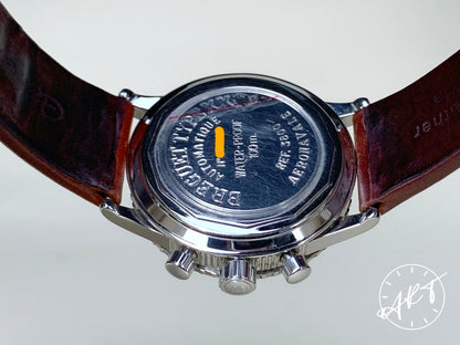Breguet Type XX Aeronavale Black Dial Gorgeous Patina SS Pilot Watch 3800 BP
