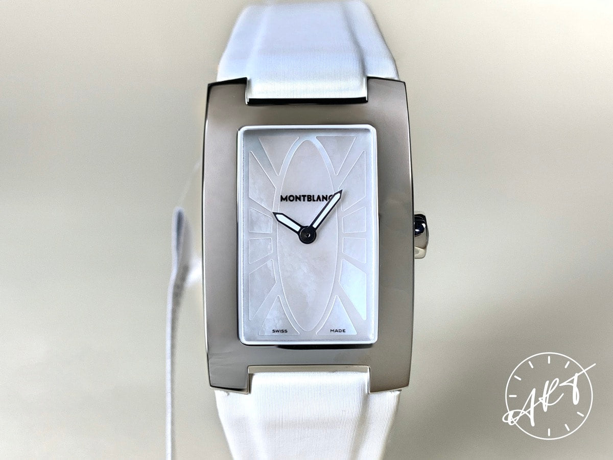 NEW Montblanc Profile Elegance MOP Mother of Pearl Dial Quartz Ladies Watch BP
