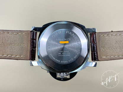 2002 Panerai PAM 88 Luminor GMT Black Dial Acciaio Auto Diver Watch PAM00088 BP