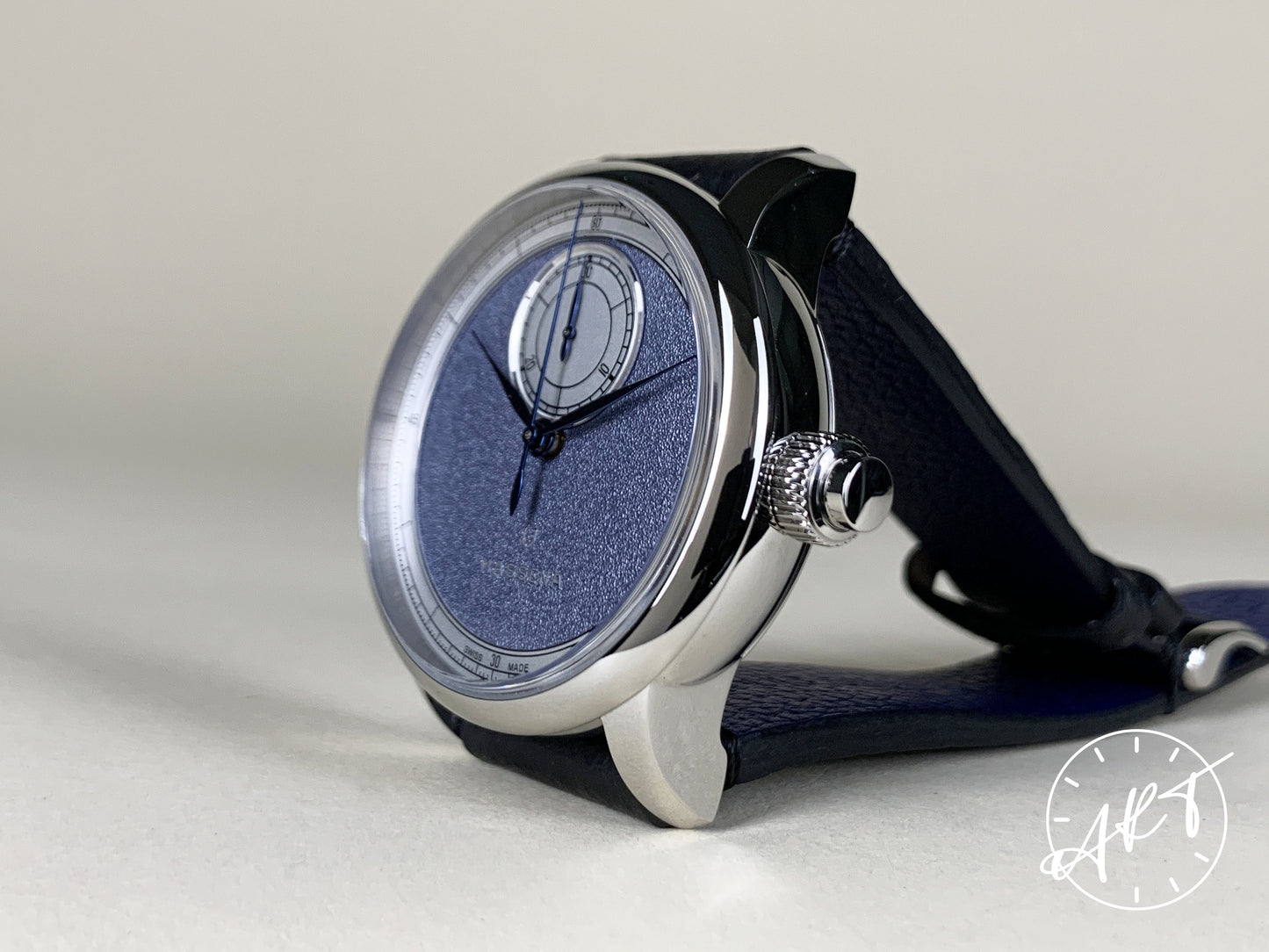 NEW Louis Erard x Massena LAB Blue Dial Le Chronographe Monopoussoir Ltd Watch w/ BP