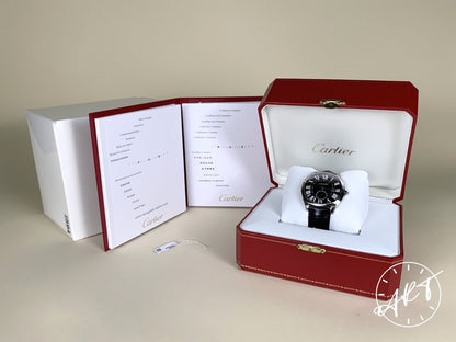 Cartier Drive de Cartier Black Dial Stainless Steel Auto Watch WSNM0009 w/ B&P