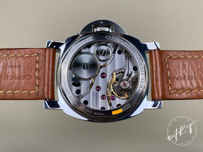 2009 Panerai PAM 219 Luminor Base Destro Black Dial SS Diver Watch PAM00219 BP