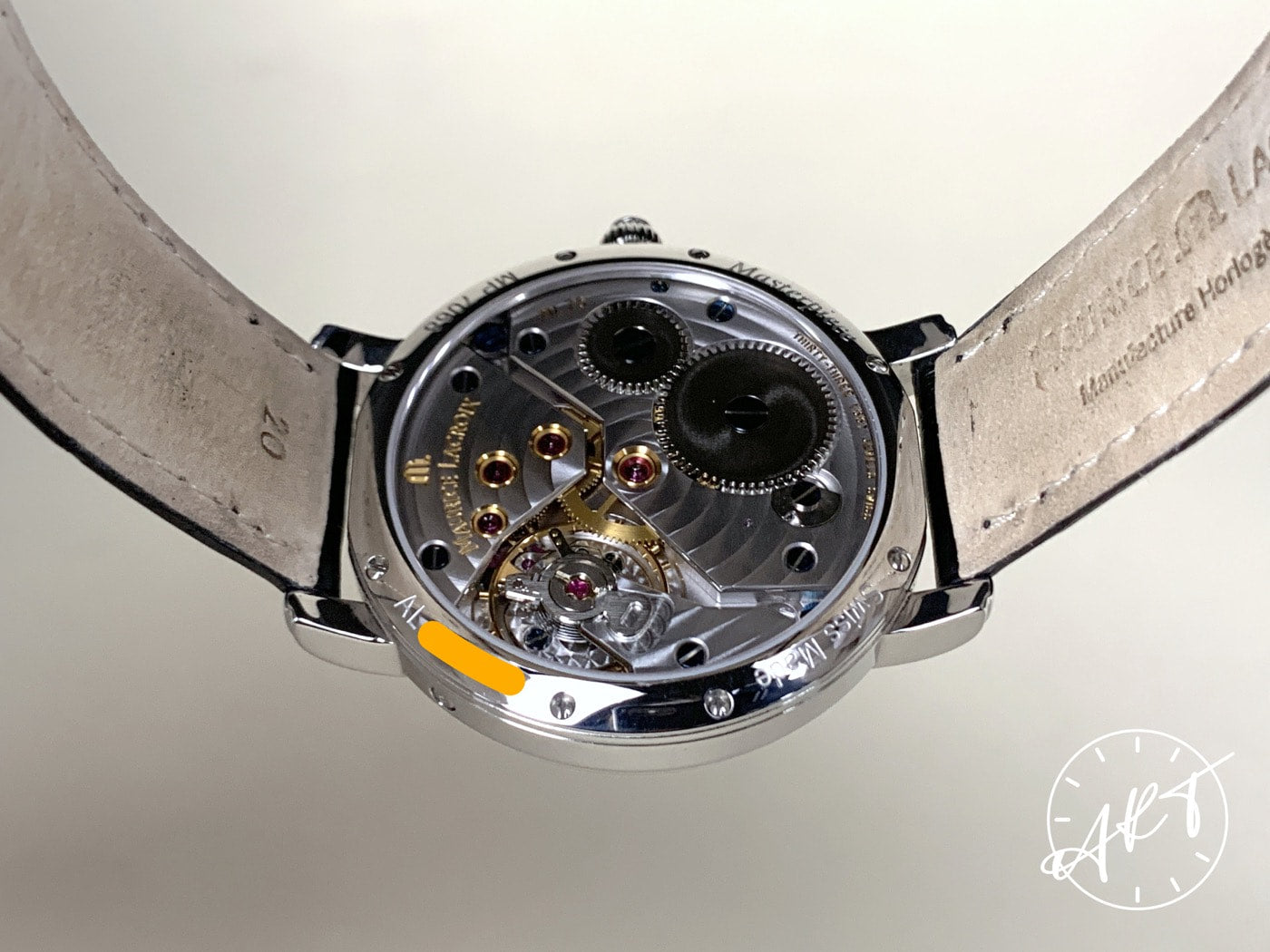 Maurice Lacroix Masterpiece Retrograde Retrograde Black Dial SS Watch MP7068 BP
