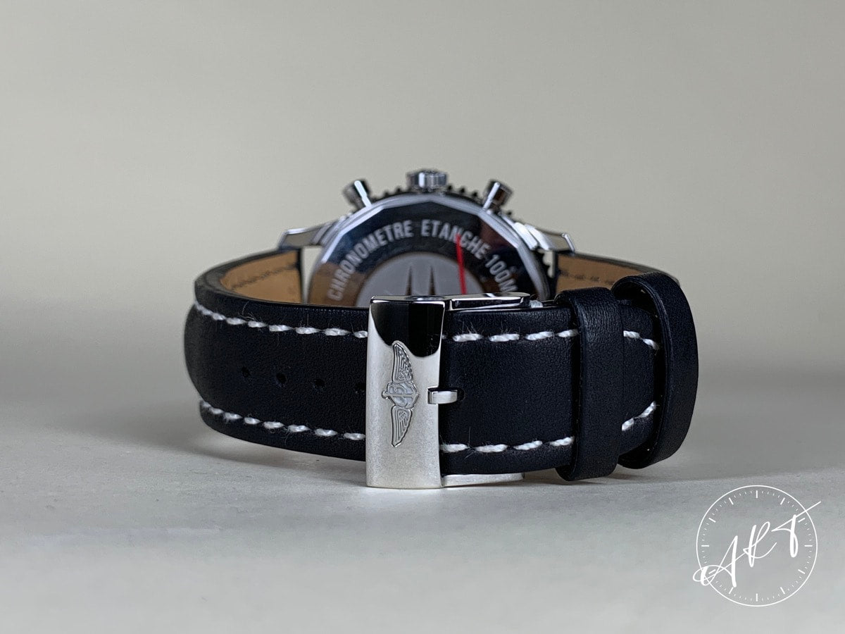 NEW Breitling Chronoliner Black Dial SS Auto Pilot Watch Y24310 w/ B&P