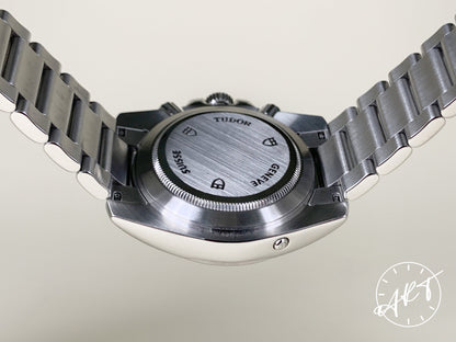 Tudor Sport Chronograph Silver Dial Stainless Steel Auto Watch 20300 in FULL SET