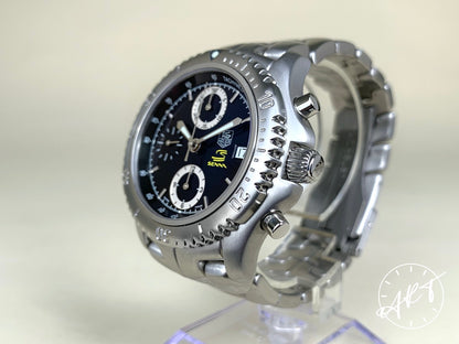 NEW TAG Heuer Link Black Dial SS Auto Ayrton Senna Ltd Ed Watch w/ B&P