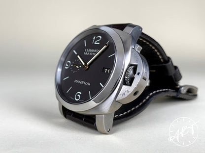 Panerai PAM 351 Luminor 1950 3 Days Brown Dial Titanio Diver Watch PAM00351 BP