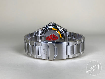 NEW Seagull Ocean Star Red Dial “China Red” SS SE Diver Watch 816.92.6113 BP