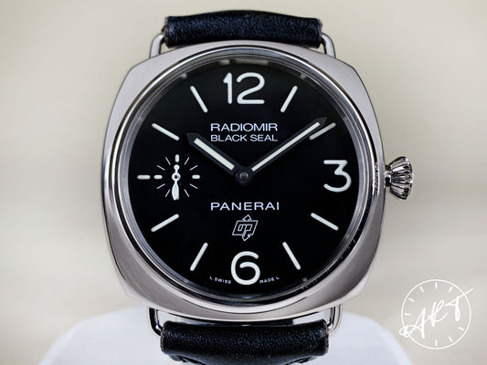 Panerai PAM 380 Radiomir Black Seal Logo Black Dial Watch PAM00380 w/Box