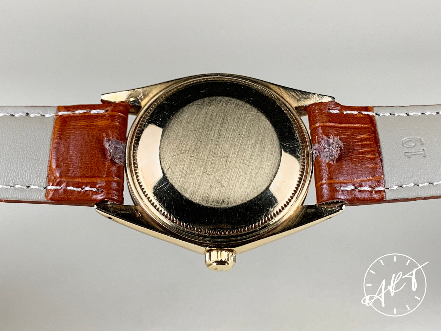 Vintage 1972 Rolex Oyster Perpetual Date Gold Dial “Zephyr” 14K Gold Watch 1512