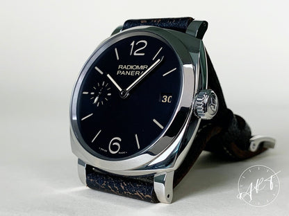 Panerai PAM 514 Radiomir 1940 3 Days Black Dial SS Manual Watch PAM00514 w/ Box
