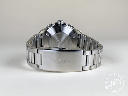 Tag Heuer Aquaracer Chronograph Blue Dial SS Auto Diver Watch CAY2112