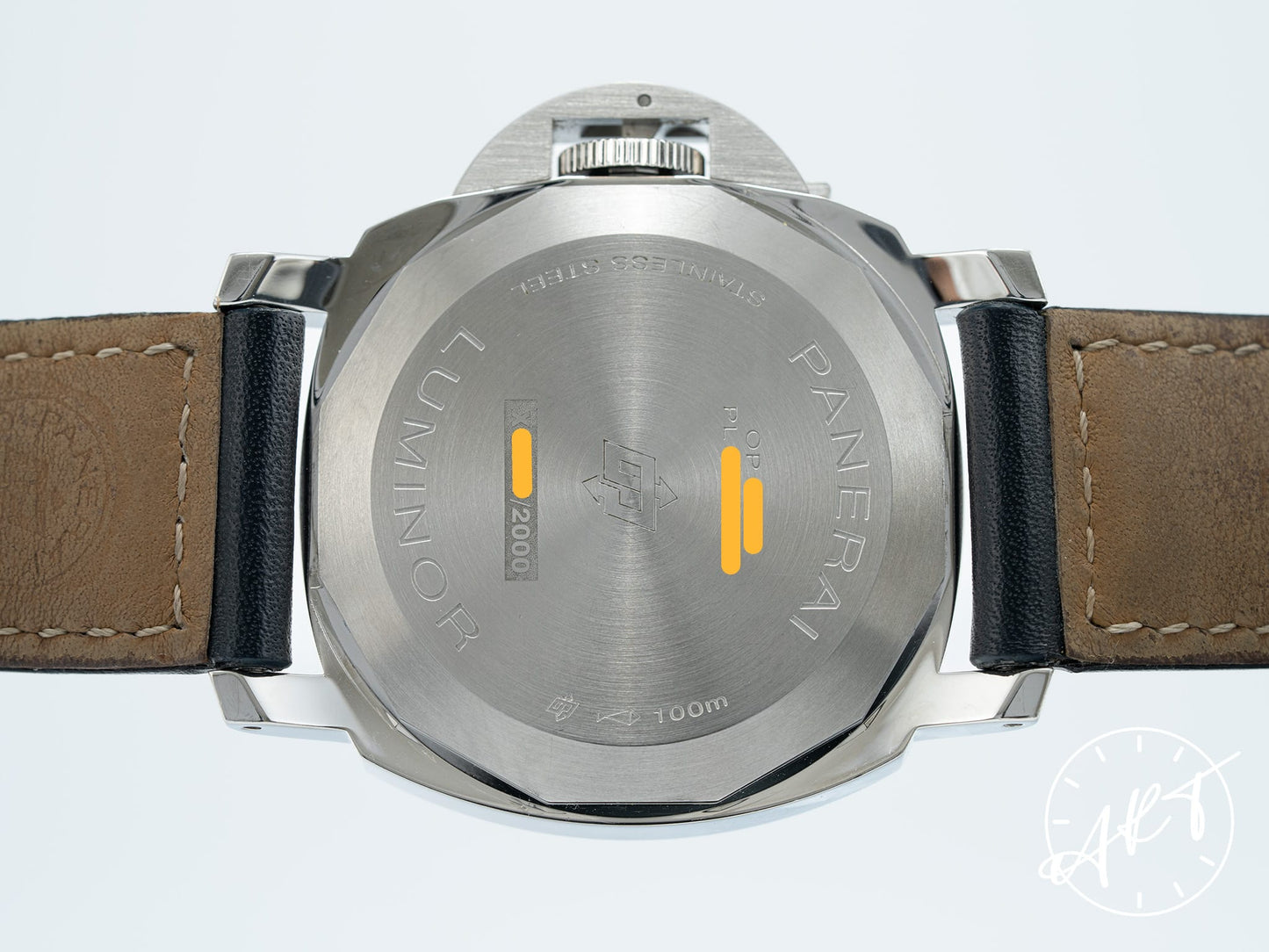Panerai PAM 1085 Luminor Marina Logo Blu Mare Blue Dial SS Watch PAM01085 BP