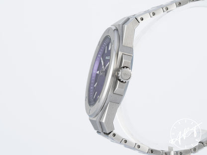 NEW Peacock Plumage Gaze Purple Guilloche Purple Guilloche Dial Stainless Steel Automatic 199 Pcs Limited Edition Watch PFG0501.03