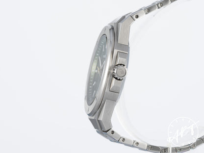 NEW Peacock Plumage Gaze Green Green Guilloche Dial Stainless Steel Automatic Watch PFG0502.02