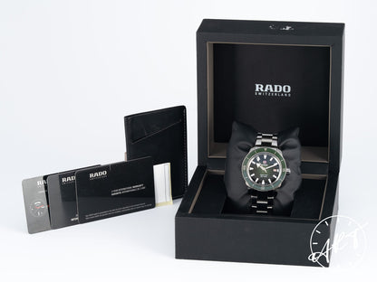 Rado Rado HyperChrome Captain Cook 42 Green Dial SS Diver Watch R32105313 BP