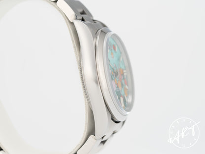 1996 Rolex Oyster Perpetual Air-King CUSTOM Celebration Dial Watch 14000 w/ Box