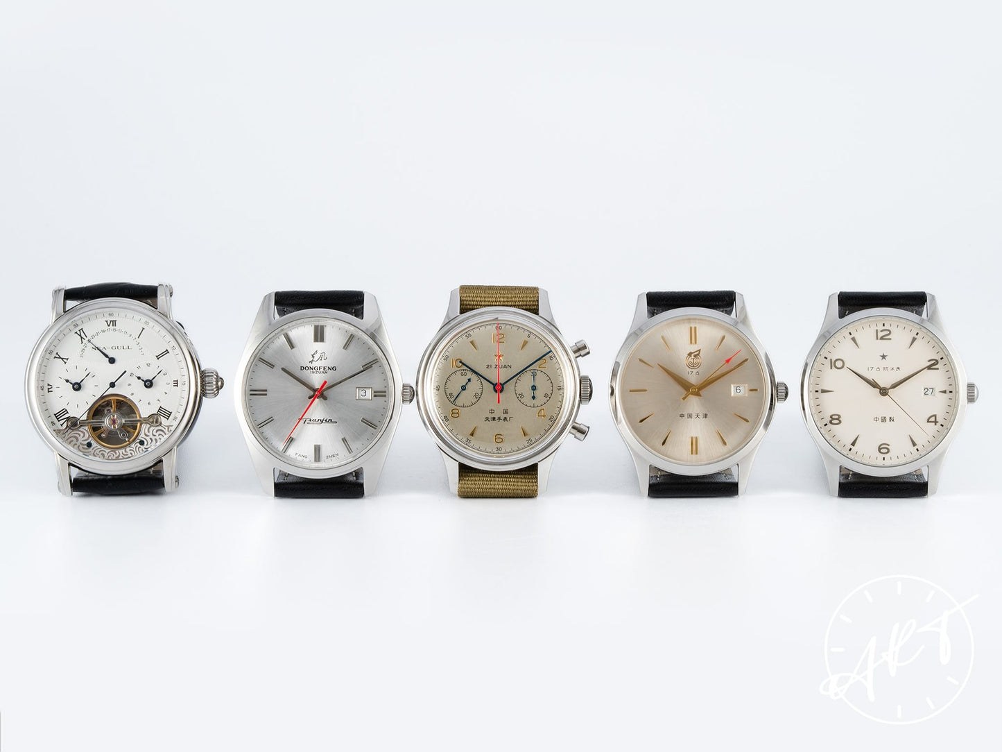 NEW Seagull Anniversary Set Silver Dial Stainless Steel Automatic Watch SET w/ Box & Paper