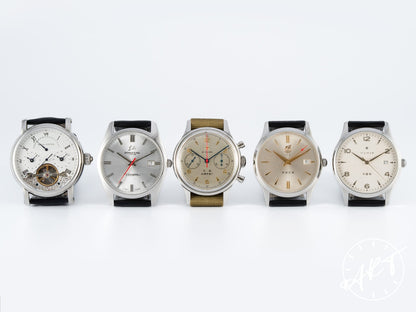 NEW Seagull Anniversary Set Silver Dial Stainless Steel Automatic Watch SET w/ Box & Paper