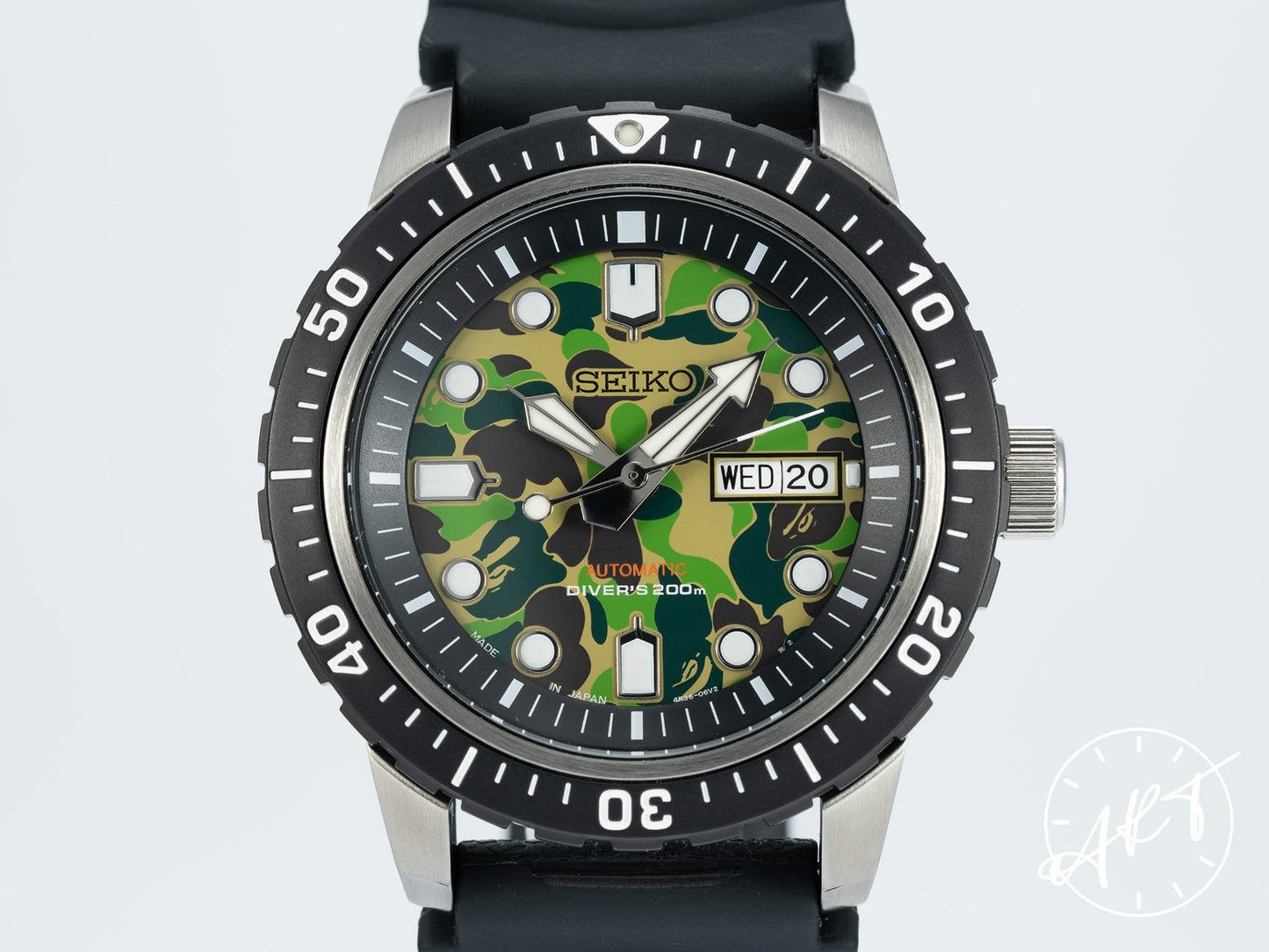 NEW Seiko X BAPE Day-Date Camouflage Dial JAPAN ONLY 999 Pcs Ltd Watch SZEL003 BP