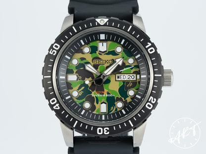 NEW Seiko X BAPE Day-Date Camouflage Dial JAPAN ONLY 999 Pcs Ltd Watch SZEL003 BP