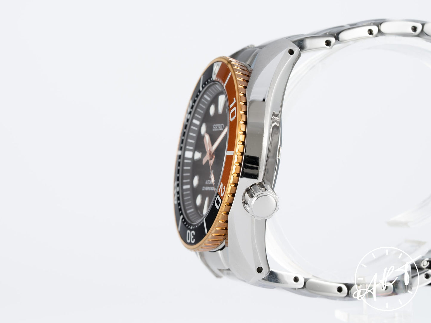 Seiko Prospex Black, Brown Bezel Brown Dial Stainless Steel Automatic Sumo 2020 Asia Exclusive Hawksbill Turtle Limited Edition Diver Watch SPB192J1
