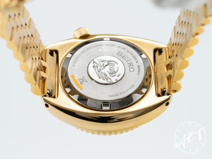 Seiko Prospex Day & Date Gray Dial “Golden Turtle” SS Auto Diver Watch SRPC44 BP