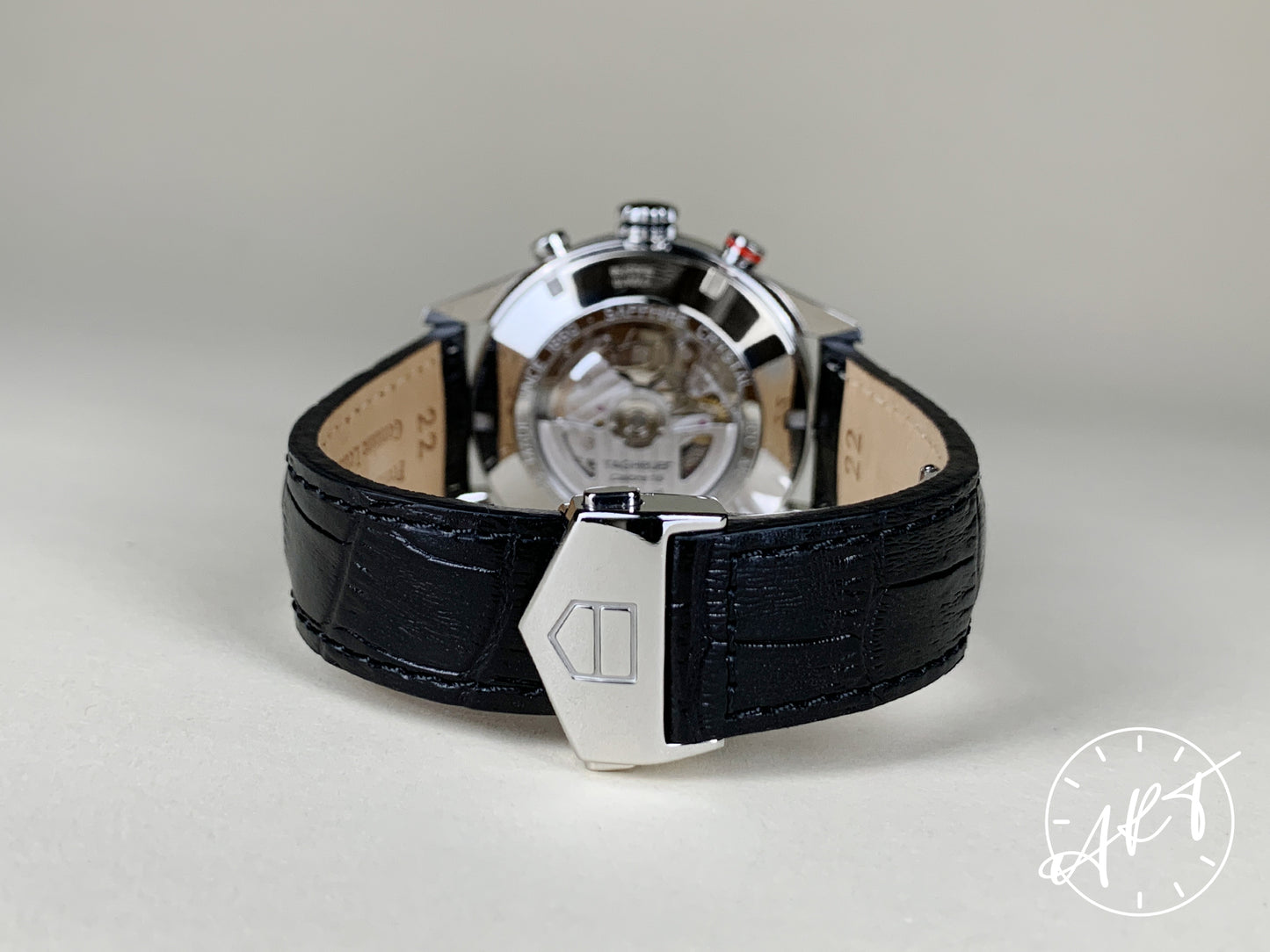TAG Heuer Carrera Day-Date Chronograph Black Dial SS Auto Watch CV2A10