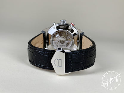TAG Heuer Carrera Day-Date Chronograph Black Dial SS Auto Watch CV2A10