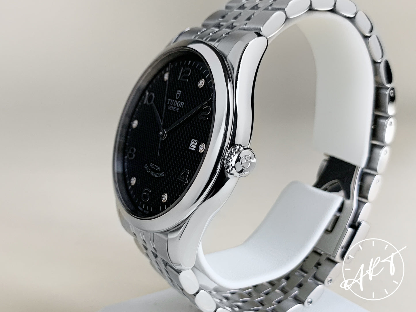 Tudor 1926 Black Diamond Dial Stainless Steel Automatic Watch 91650