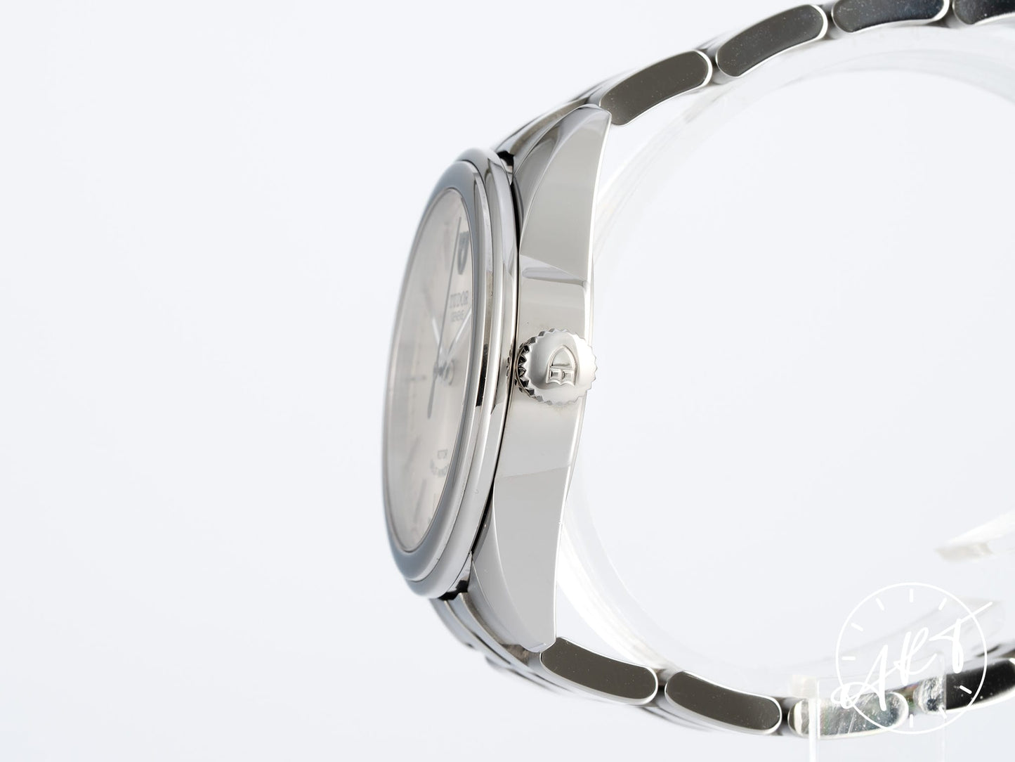 Tudor Glamour Date 36 Silver Dial Stainless Steel Automatic Watch 55000 w/ Paper & Manual