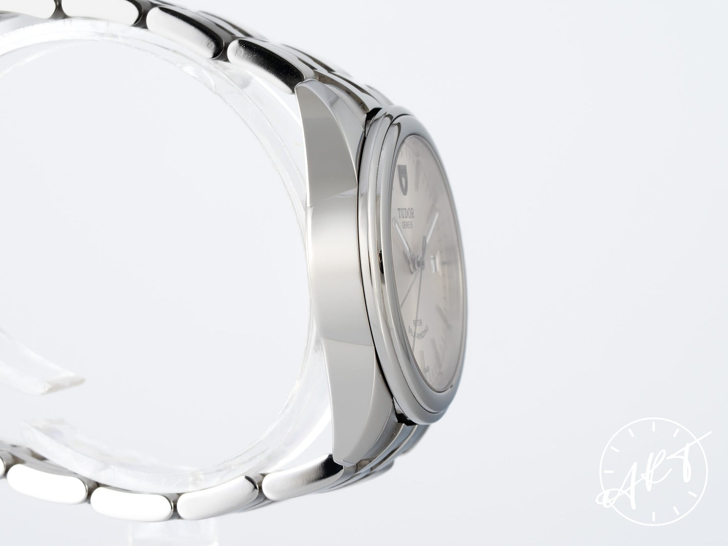 Tudor Glamour Date 36 Silver Dial Stainless Steel Automatic Watch 55000 w/ Paper & Manual
