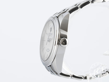 Tudor Glamour Day-Date 39 Day-Date Silver Dial Stainless Steel Automatic Watch 56000 w/ Paper + Receipt