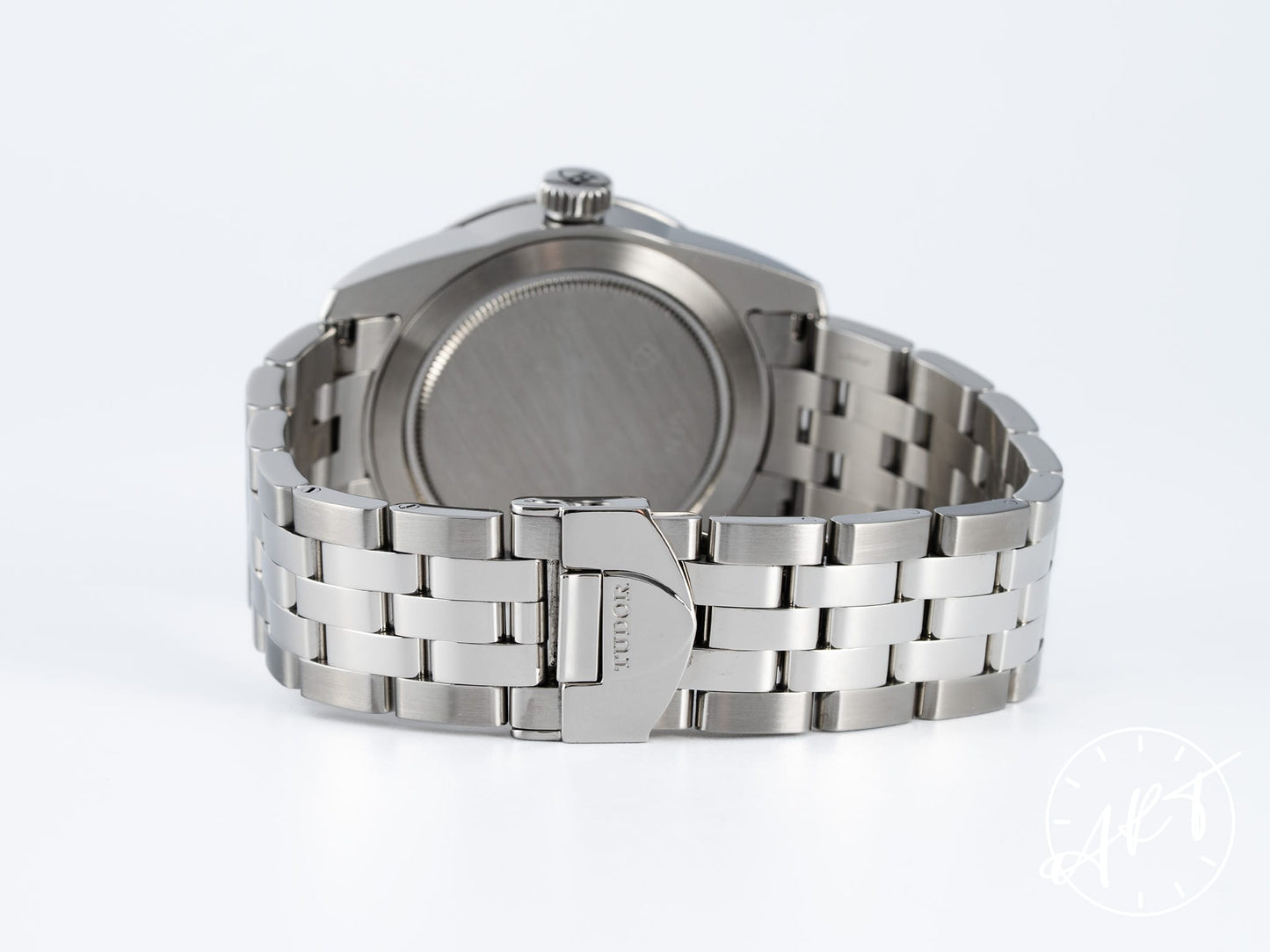 Tudor Glamour Day-Date 39 Day-Date Silver Dial Stainless Steel Automatic Watch 56000 w/ Paper + Receipt
