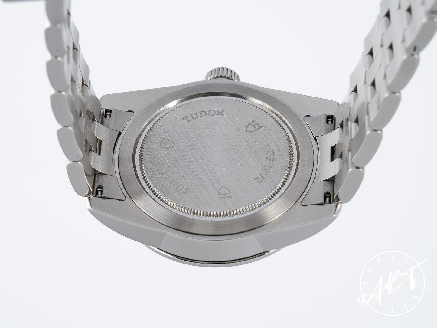 Tudor Glamour Day-Date 39 Day-Date Silver Dial Stainless Steel Automatic Watch 56000 w/ Paper + Receipt