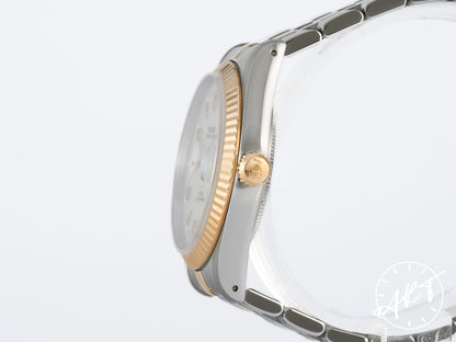 Tudor Prince Date Mother of Pearl Dial Two-Tone 18K Gold, Stainless Steel Automatic Watch 74033 w/ Paper & Manual
