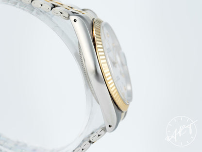 Tudor Prince Oysterdate White Diamond Dial Two-Tone 18K Gold & SS Watch 74033