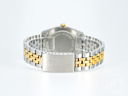 Tudor Prince Oysterdate White Diamond Dial Two-Tone 18K Gold & SS Watch 74033