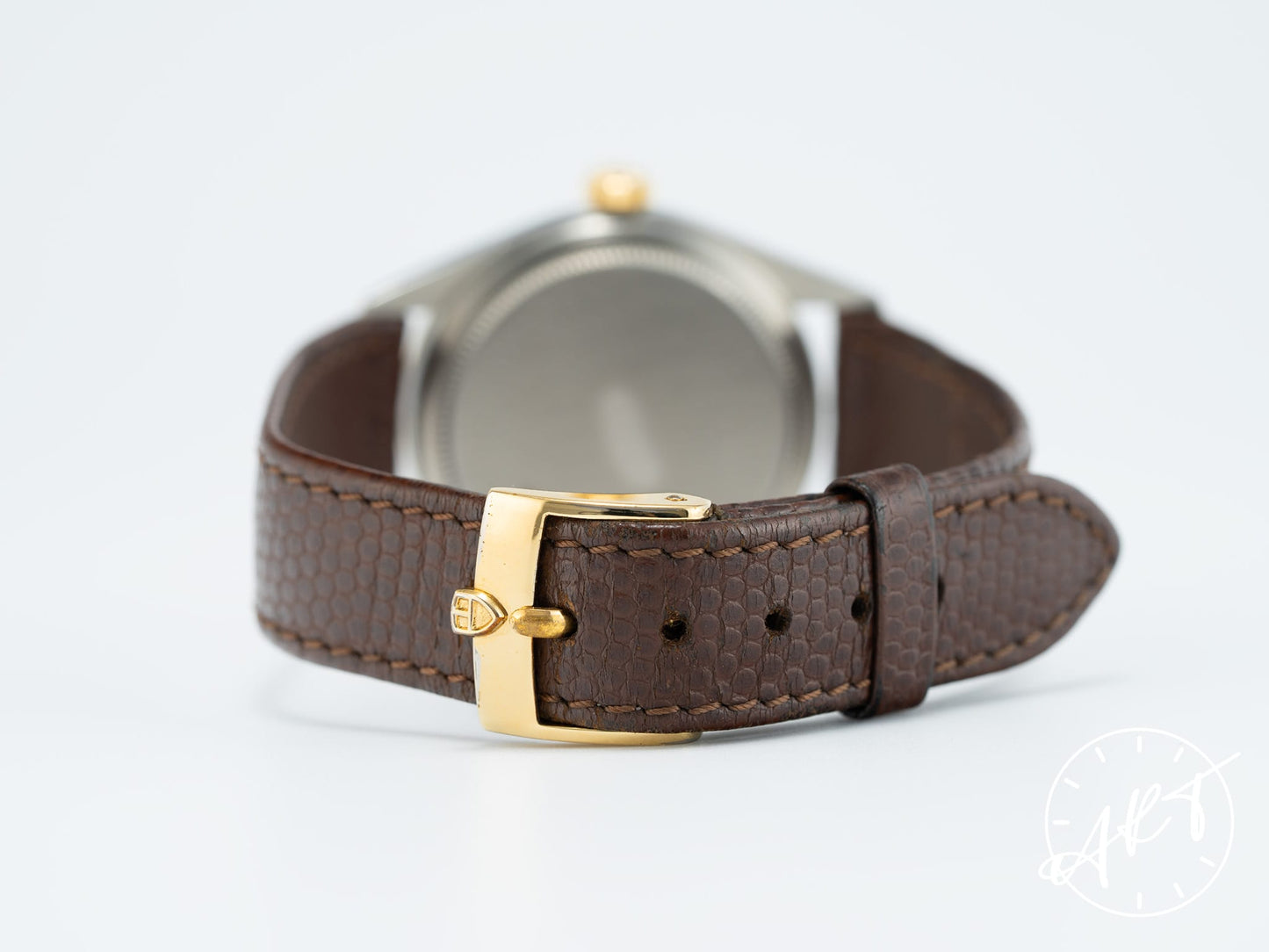 1985 Tudor Prince Oysterdate Gold Linen Dial 18K Gold & SS Auto Watch 75403
