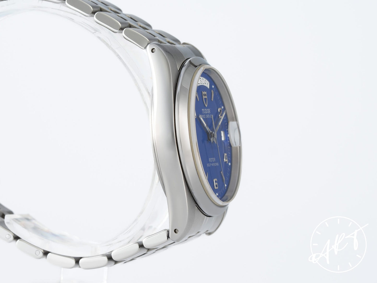 Tudor Prince Day-Date Day-Date Blue Arabic Dial Stainless Steel Automatic Watch 76200