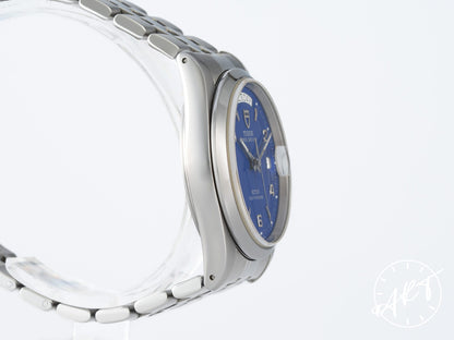 Tudor Prince Day-Date Day-Date Blue Arabic Dial Stainless Steel Automatic Watch 76200
