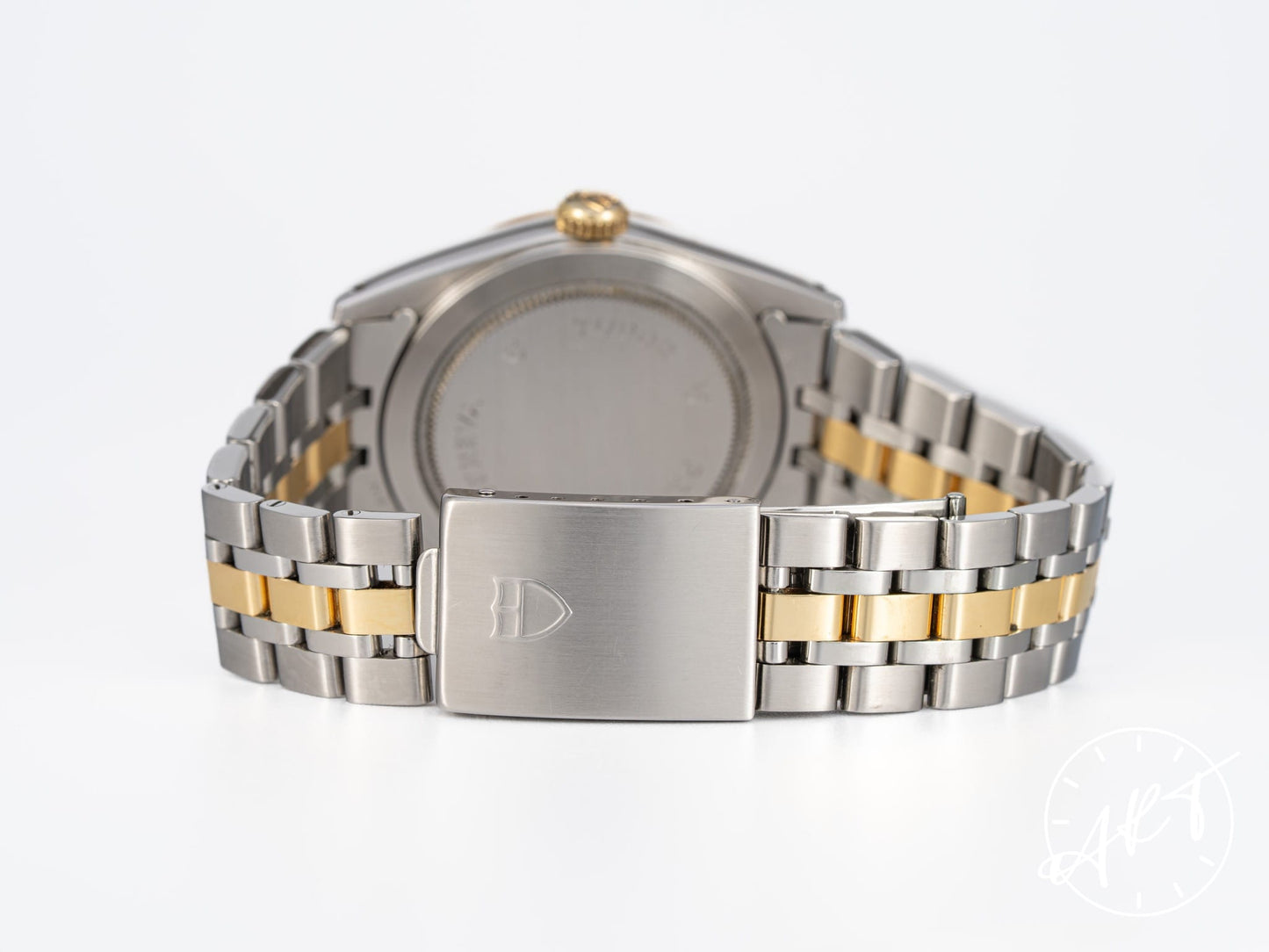 Tudor Prince Day-Date Gold Arabic Dial 18K Gold & SS Watch 76213