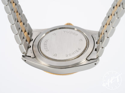 Tudor Prince Day-Date Gold Arabic Dial 18K Gold & SS Watch 76213
