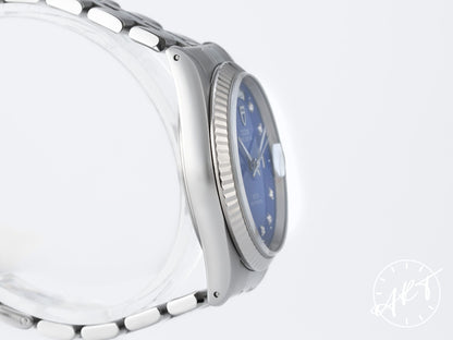 Tudor Prince Day-Date Day-Date Blue Diamond Dial SS & 18K WG Auto Watch 76214